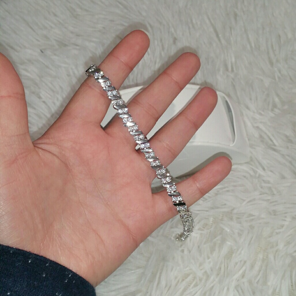 14k white gold bracelet